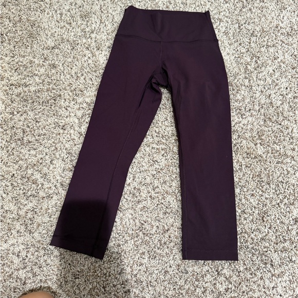 Cropped Purple Leggings - Picture 1 of 4